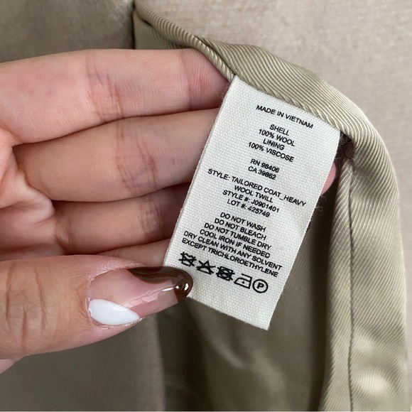 Theory Brown Pea Coat in size 2 - Picture 4 of 8